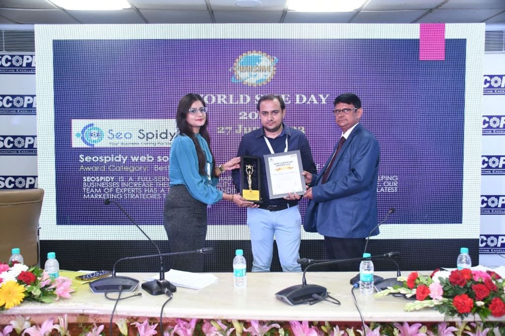 Ecommerce website development company Faridabad seospidy receive best performance marketing company in MSME Sector