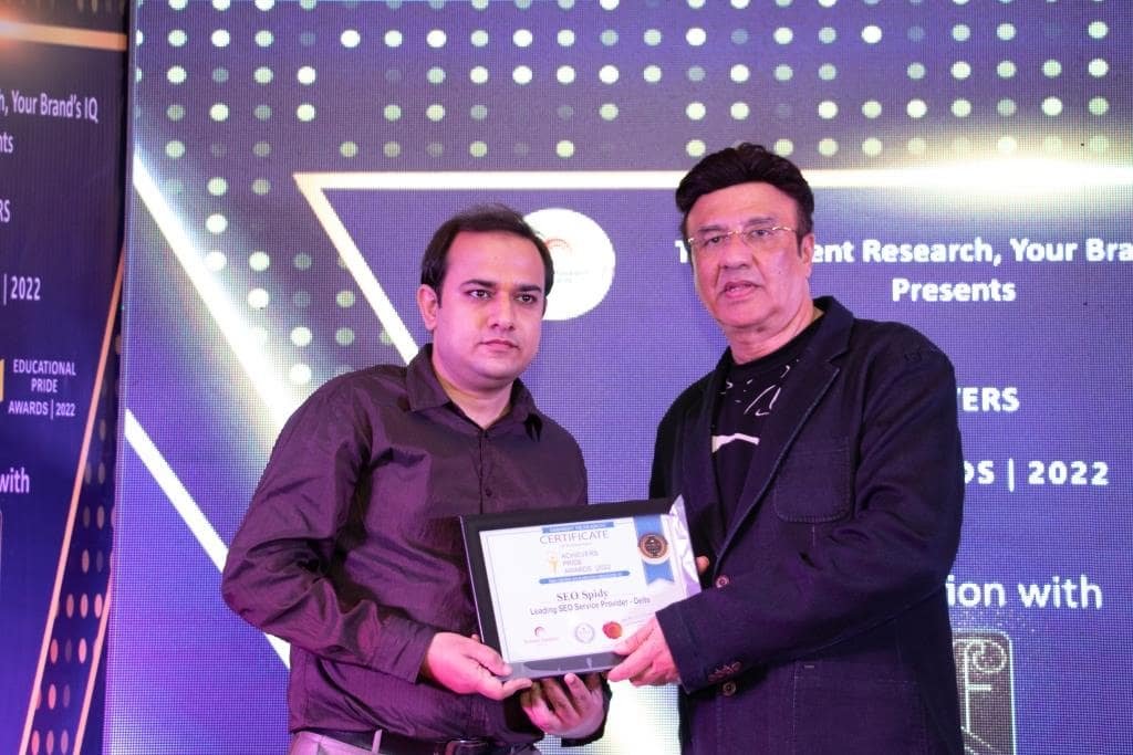 website design agency Faridabad - SEOSPIDY Awarded as leading SEO service provider 2022